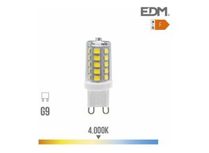 8425998989533 - E3 98953 Bombilla G9 Led 3W 260Lm 4000K Luz Día Regulable Ø165X49Cm EDM