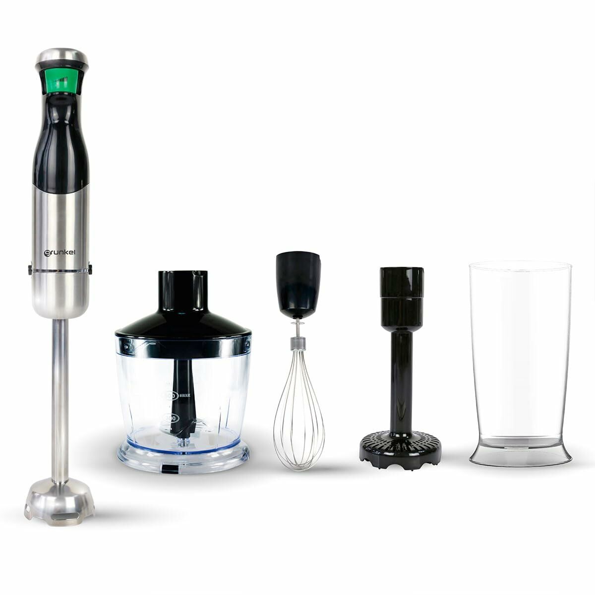 8426156013268 - Multifunktions Handmixer mit Zubehör Schwarz Silberfarben 800 W