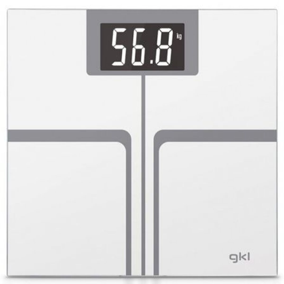 8426156016719 - Digitale Personenwaage FITMAX WHITE 200 kg Weiß Polyester 8426156016719 - Digitale Personenwaage FITMAX WHITE 200 kg Weiß Polyester