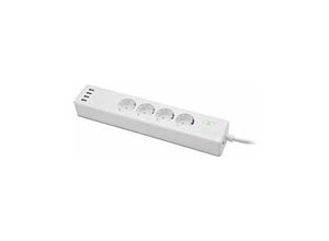 8426801152175 - Muvit Io - wifi smart power strip weiß mit 4 Steckdosen und 4 Anschlüssen usb