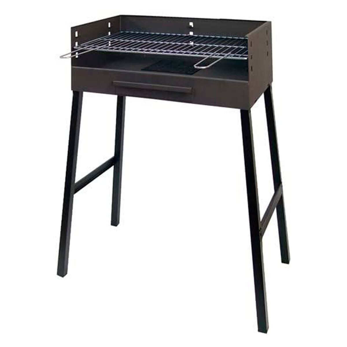 8427514004720 - Holzkohlegrill mit Ständer Grill Schwarz (69 x 40 x 92 cm)