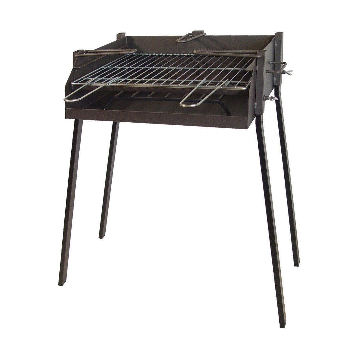 8427514052189 - Holzkohlegrill mit Ständer Schwarzmetall 50 x 40 x 75 cm