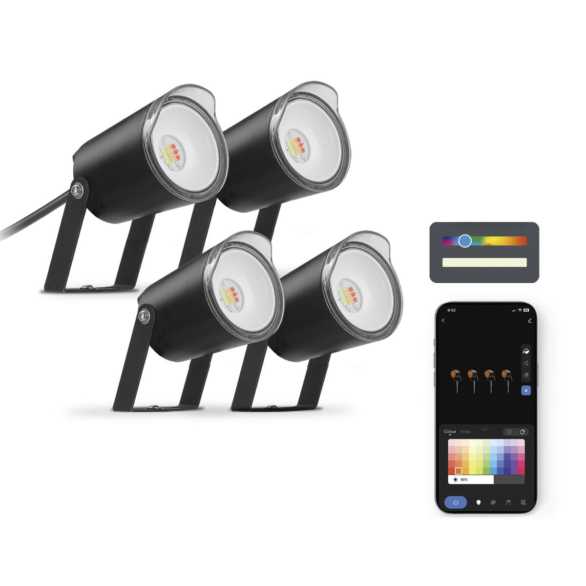 8427542128221 - LED-Strahler SmartLED Schwarz (3000K) 8427542128221 - LED-Strahler SmartLED Schwarz (3000K)