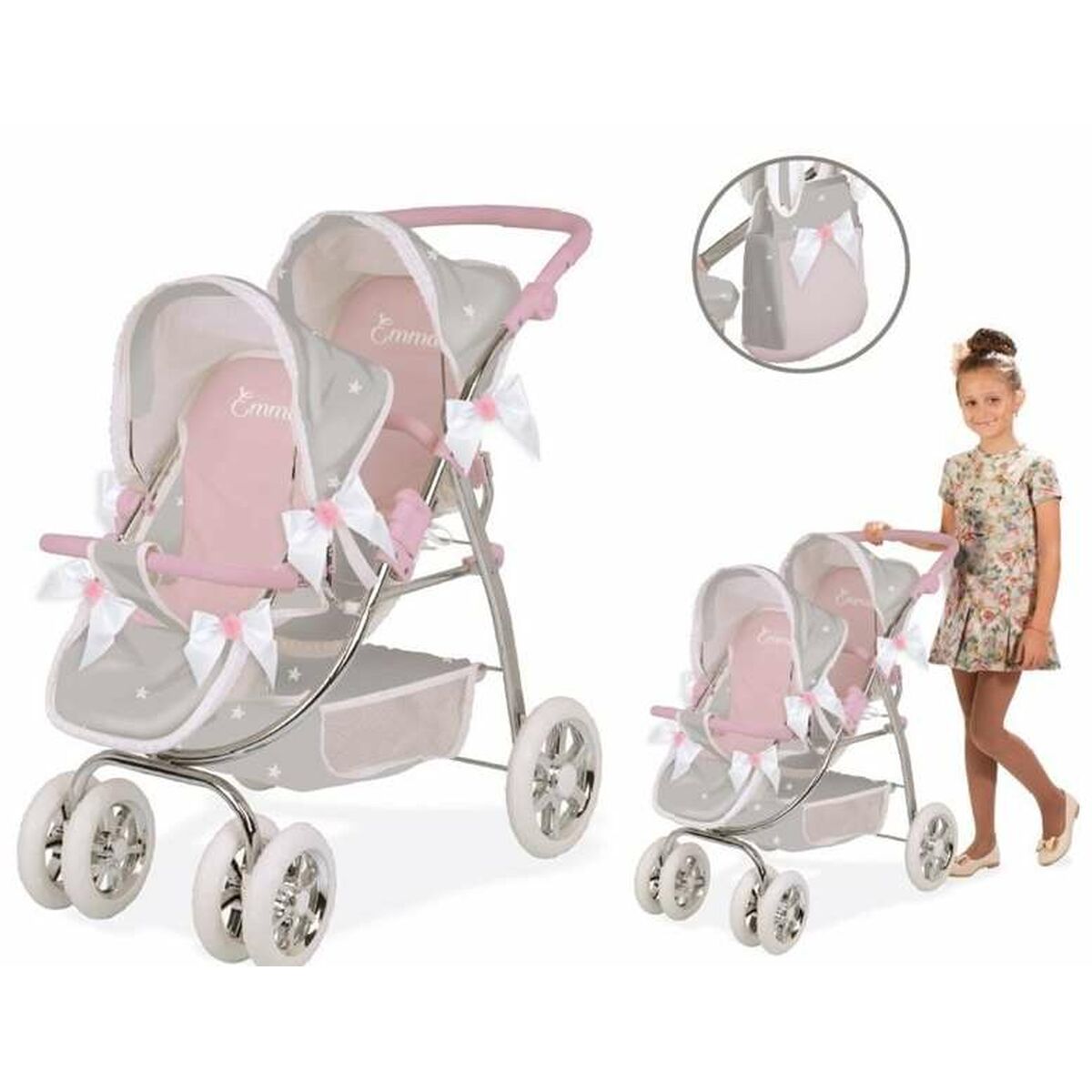 8427614406721 - Puppenwagen 45 x 70 x 73 cm 8427614406721 - Puppenwagen 45 x 70 x 73 cm