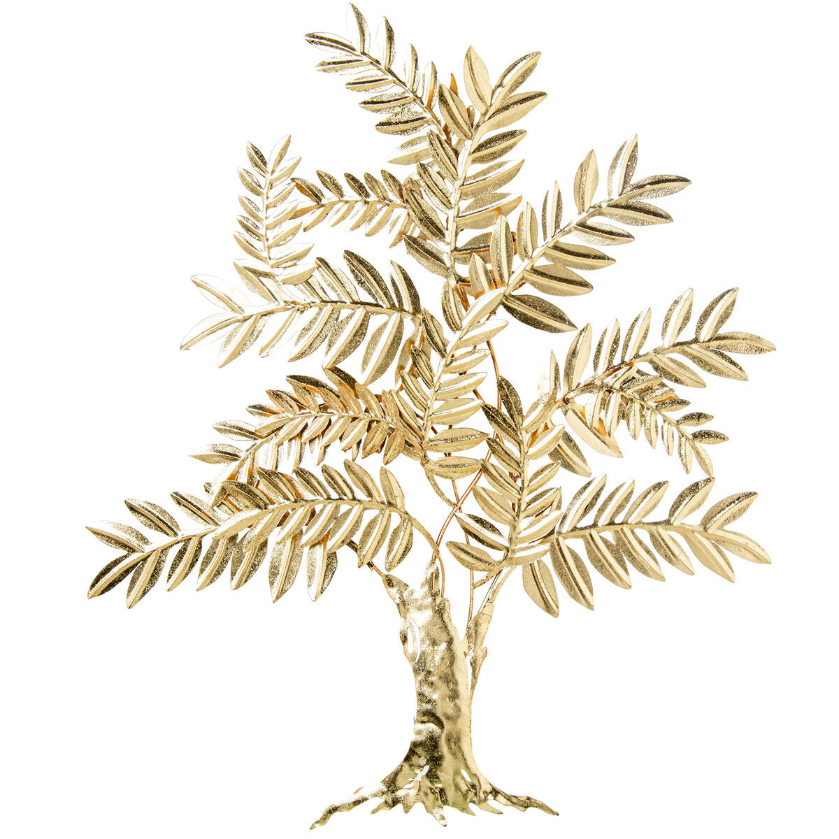 8427701243864 - Wanddekoration Gold Metall Baum 74 x 90 x 65 cm