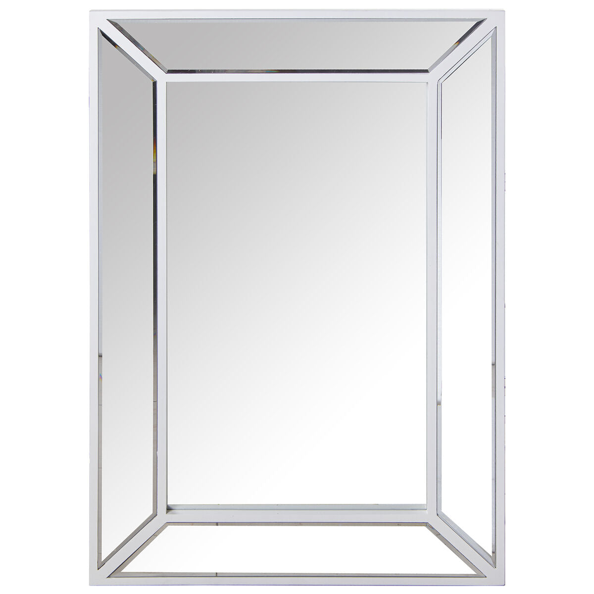 8427701489378 - Wall mirror White Wood Rectangular 7 x 57 x 84 cm