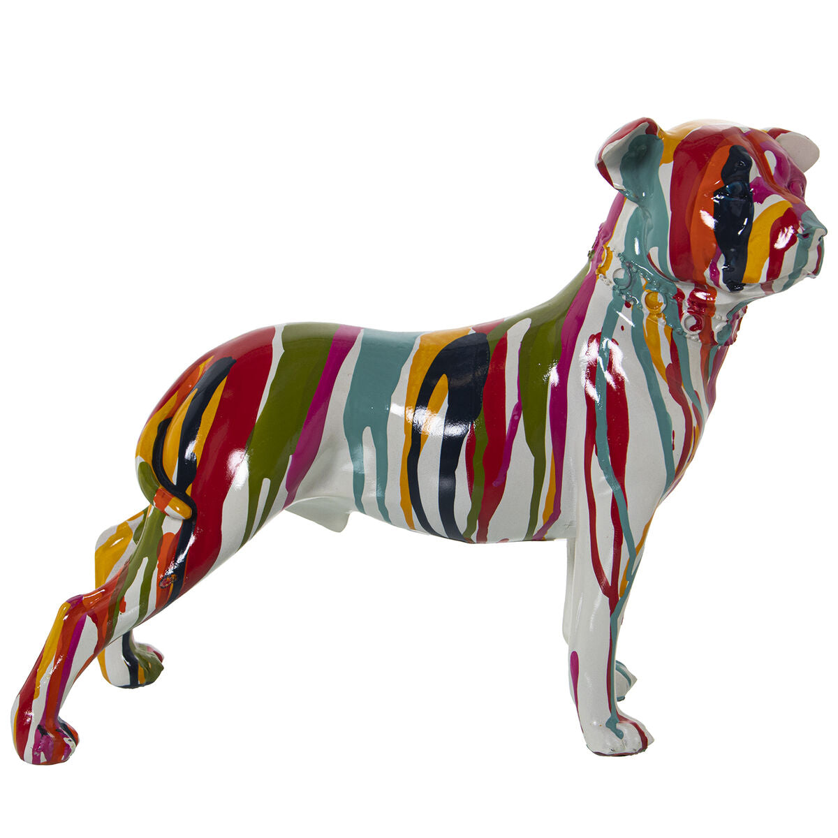 8427701493740 - Decorative Figure Multicolour Plastic Dog Paint 13 x 29 x 26 cm