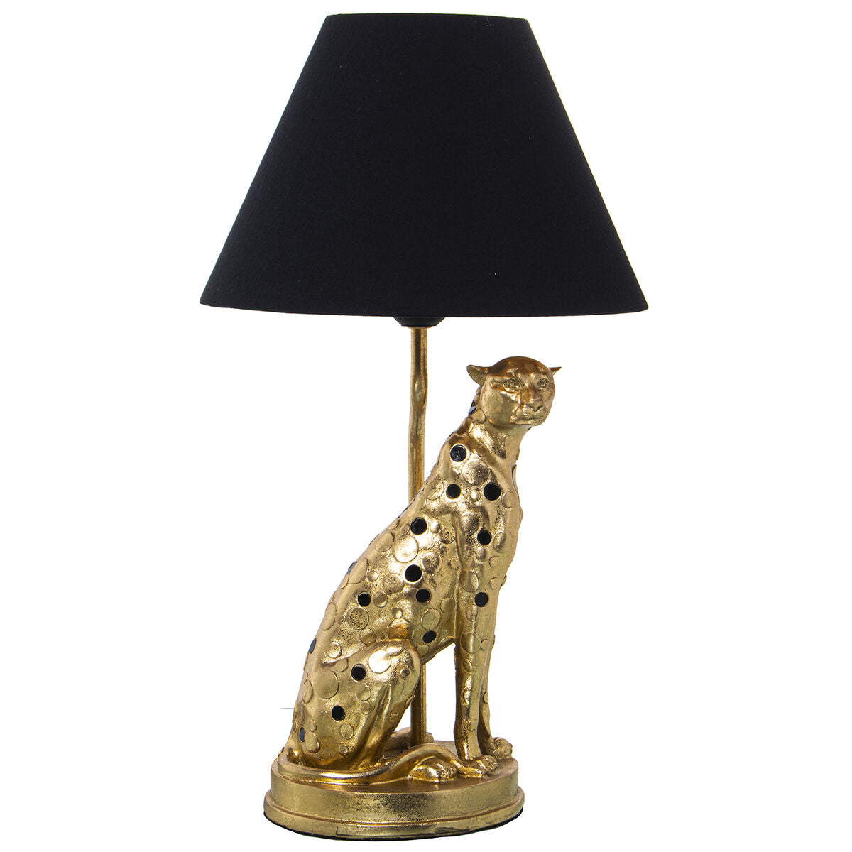 8427701501643 - Desk lamp Black Gold Golden Plastic 40 W 26 x 46 x 2 cm Panther