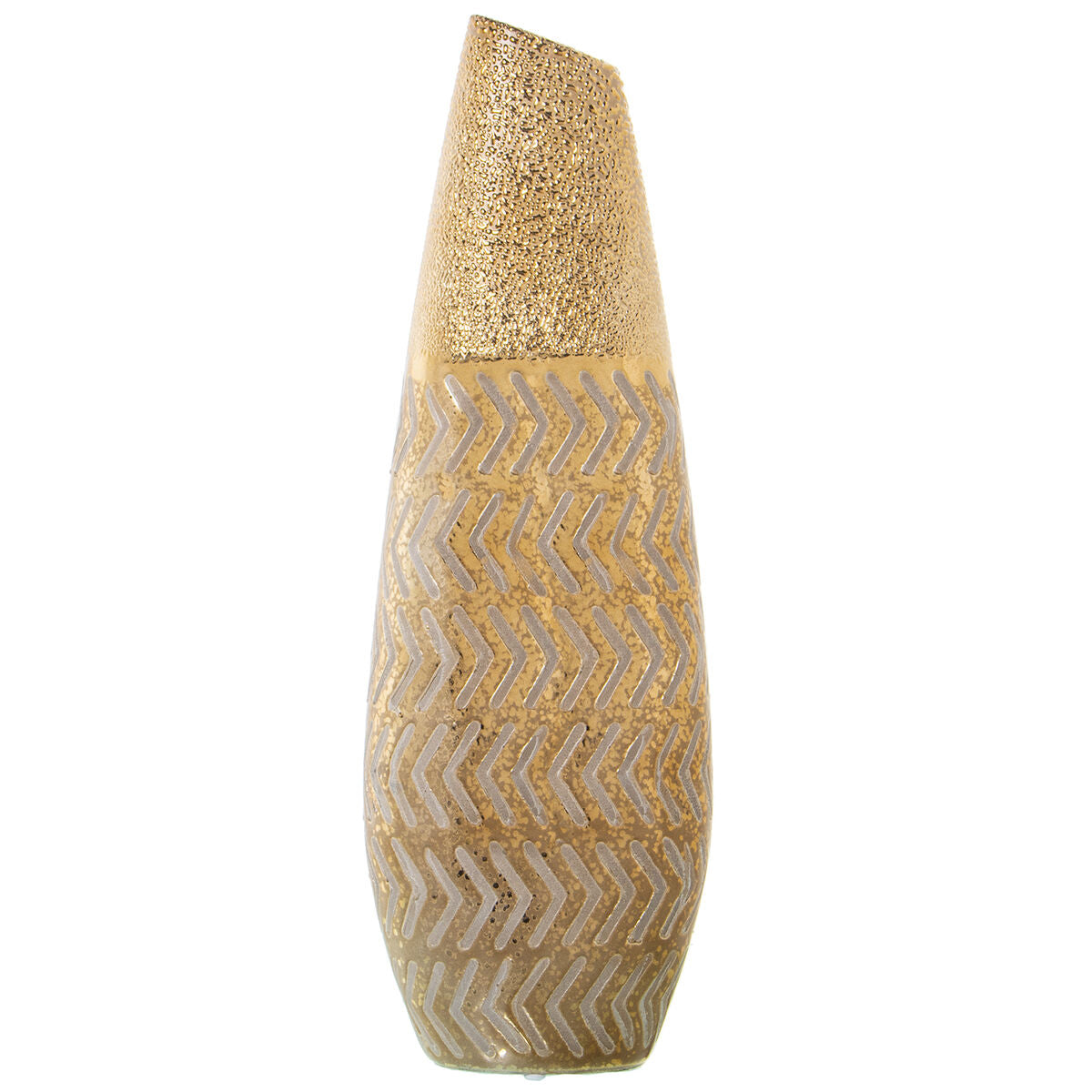 8427701525885 - Vase Gold aus Keramik 10 x 15 x 45 cm