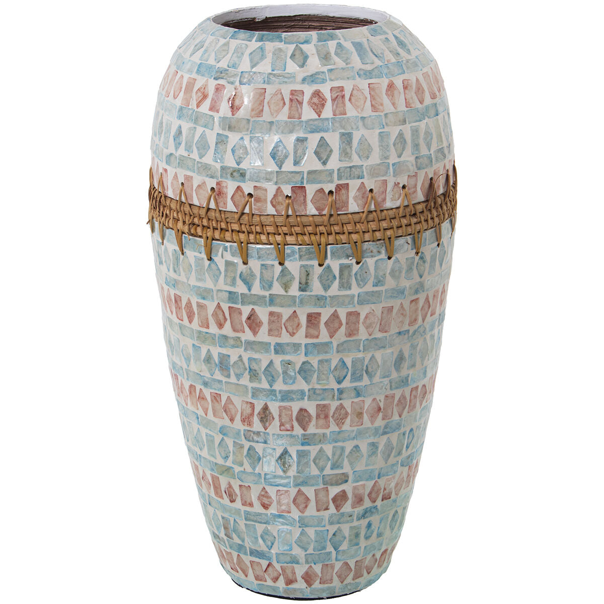 8427701531800 - Vase Mother of pearl 21 x 21 x 43 cm