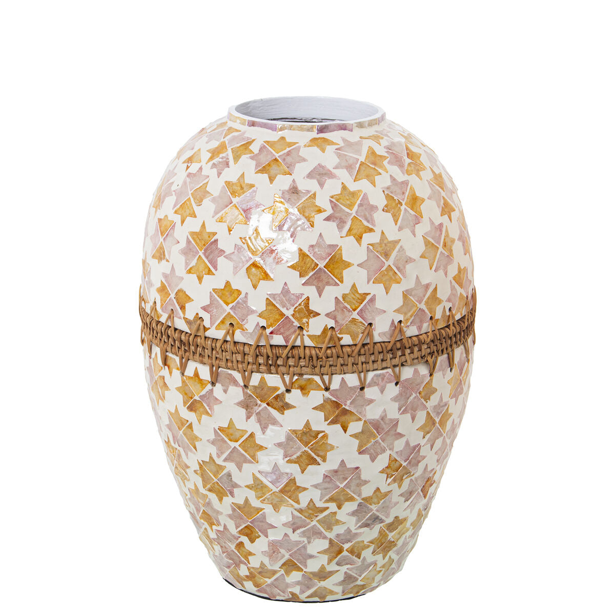 8427701531817 - Vase Mother of pearl 24 x 24 x 32 cm