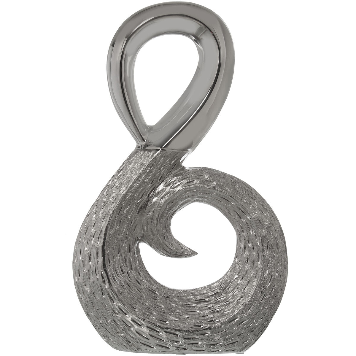 8427701587777 - Deko-Figur Silberfarben aus Keramik 235 x 9 x 38 cm