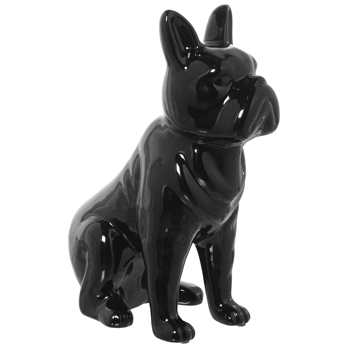 8427701610451 - Deko-Figur Schwarz aus Keramik Hund 14 x 25 x 34 cm