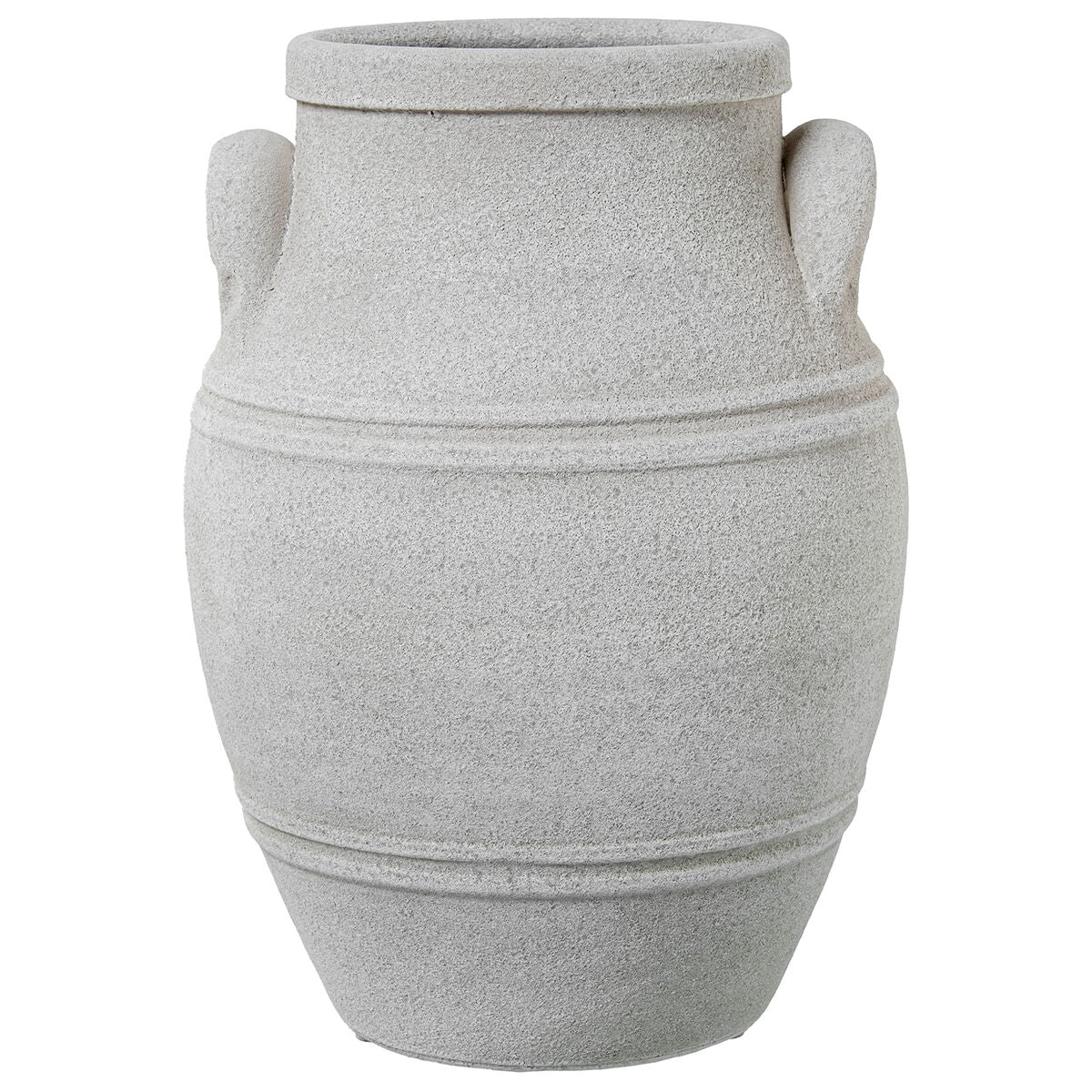 8427701614374 - Vase Weiß aus Keramik 27 x 40 x 27 cm