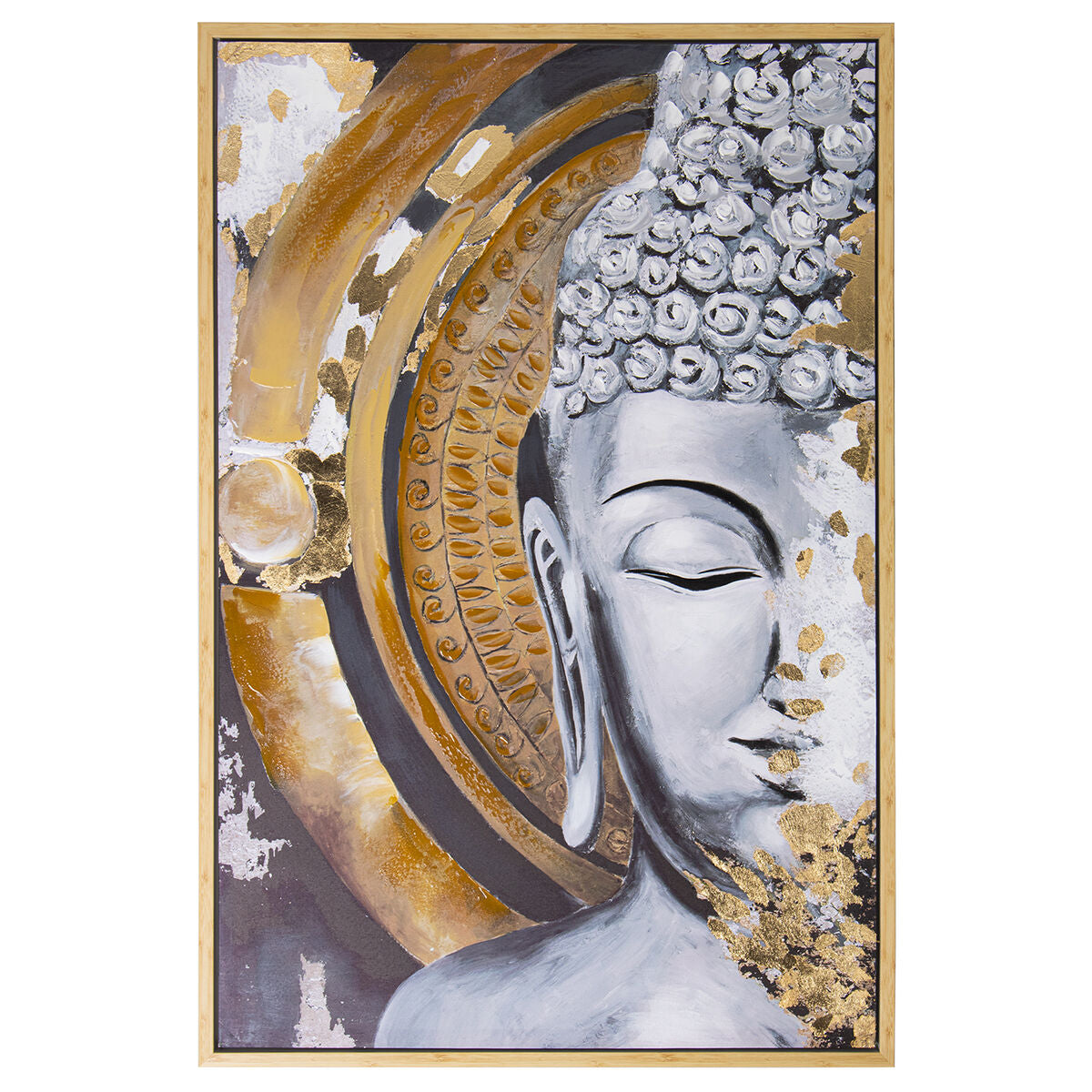 8427701691375 - Painting Wood Buddha 80 x 4 x 120 cm