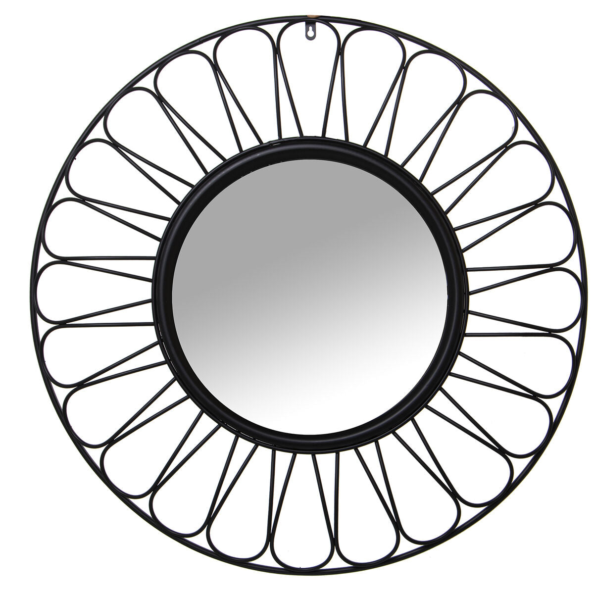 8427701718058 - Wall mirror Black Metal 6 x 77 x 78 cm Circular