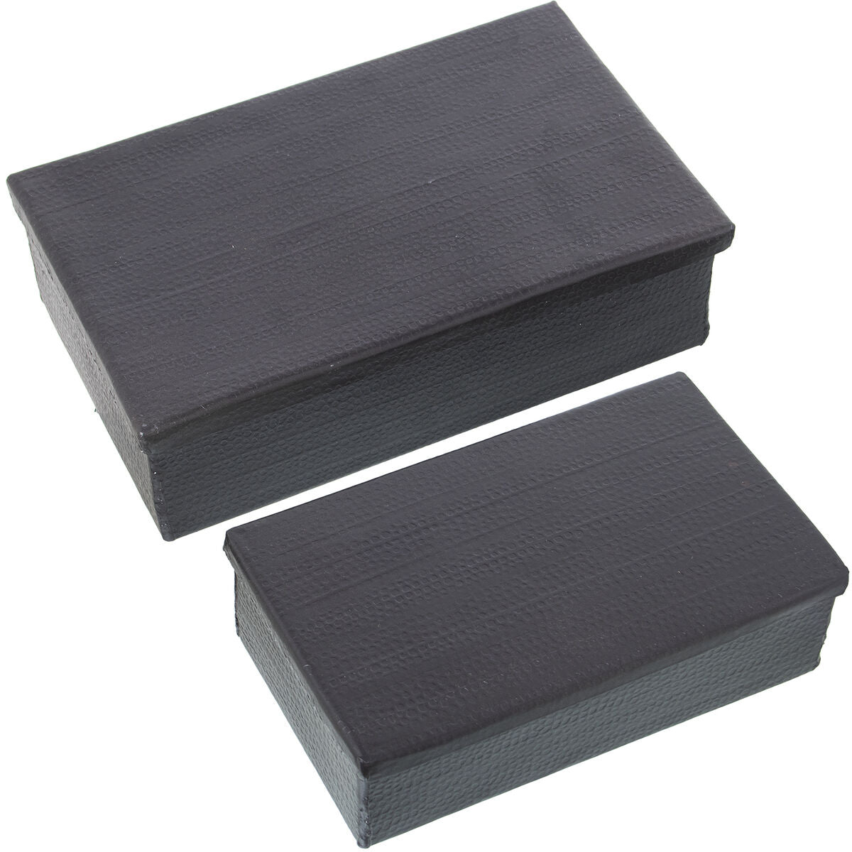 8427701741834 - Set dekorativer Karten Schwarz Metall 28 x 18 x 8 cm 23 x 7 x 14 cm 2 Stücke