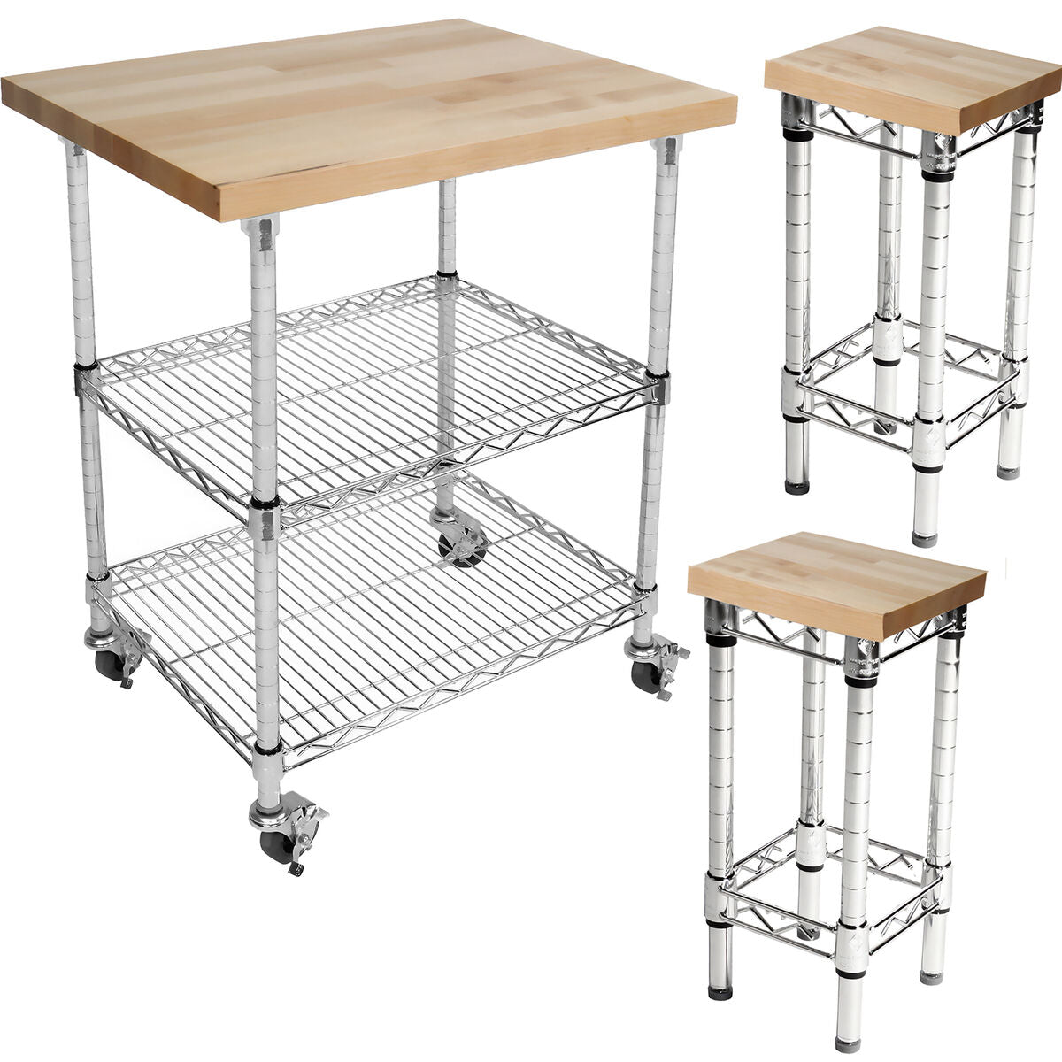 8427701839852 - Küchenset Braun Grau 3 Stücke 8427701839852 - Küchenset Braun Grau 3 Stücke