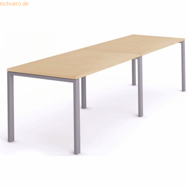 8427951001566 - Mehrfacharbeitstisch Total BxTxH 360x80x73cm Gestell grau Platt