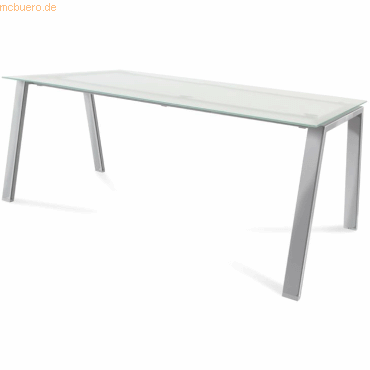 8427951005717 - Schreibtisch Blanca BxTxH 180x80x73cm Gestell verchromt Platte