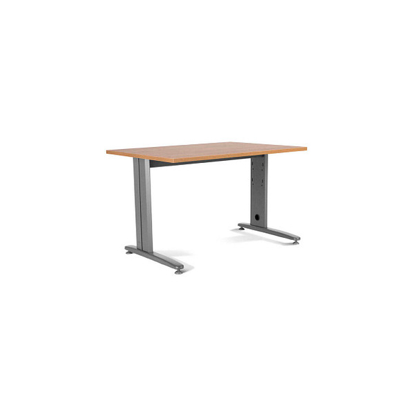 8427951200174 -  METAL METAL Schreibtisch eichegrau rechteckig T-Fuß-Gestell grau 1400 x 800 cm 8427951200174 rocada