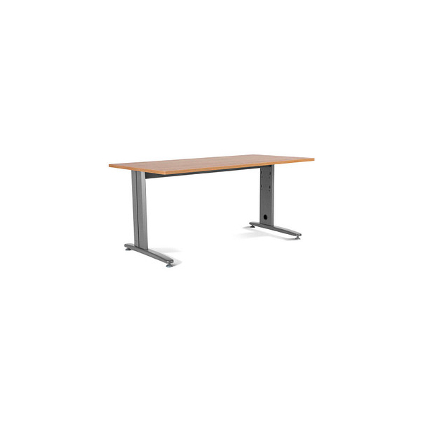 8427951280039 -  METAL METAL Schreibtisch eichegrau rechteckig T-Fuß-Gestell grau 1800 x 800 cm 8427951280039 rocada