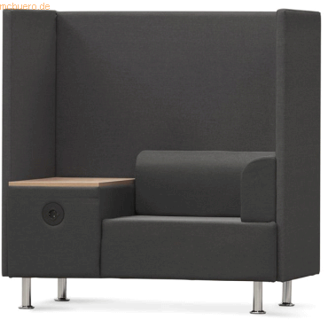 8427951418067 - Sitzsofa Soft Einzelsitz + Tisch anthrazit