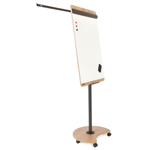 8427951616081 - Flipchart NATURAL mobil HxBxT 2000 x 690 x 620 mm Rahmen in Holzoptik mit Rollen