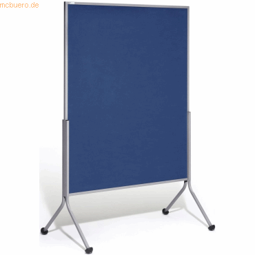 8427951810038 - Moderationswand mobil HxBxT 1950 x 1200 x 680 mm Textilbezug blau 8427951810038 - Moderationswand mobil HxBxT 1950 x 1200 x 680 mm Textilbezug blau