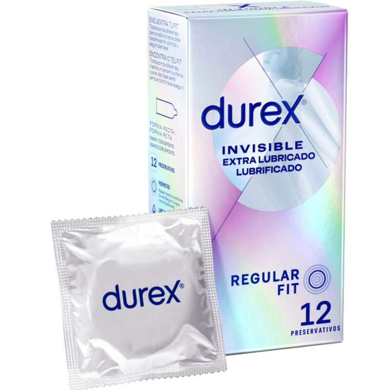 8428076000427 - DUREX - UNSICHTBARES EXTRA GESCHMIERTES 12 EINHEITEN