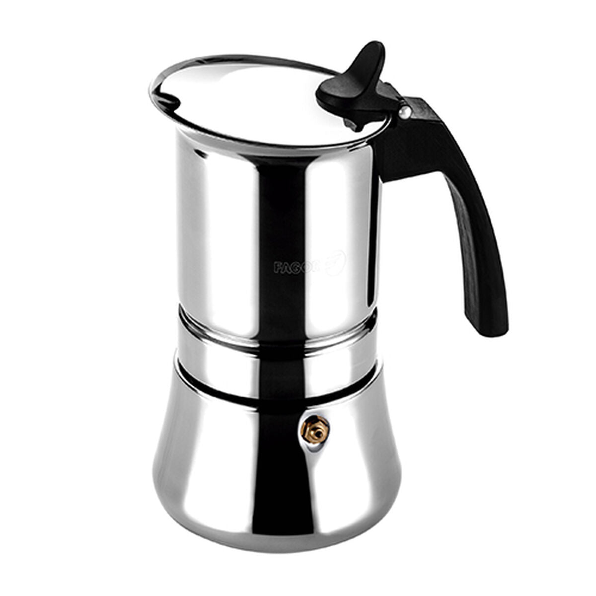 8429113800383 - Italienische Kaffeemaschine FAGOR Etnica Edelstahl 18 10 (6 Tassen)