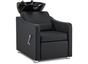 8429381086649 - Friseurstuhl mit Waschbecken Friseurwaschbeck 8675(Schwarz Kunstleder) - Barberpub 8429381086649 - Friseurstuhl mit Waschbecken Friseurwaschbeck 8675(Schwarz Kunstleder) - Barberpub