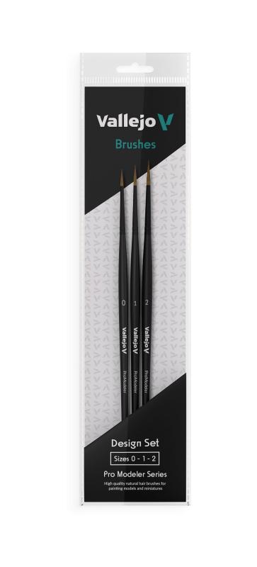 8429551002509 - Pro Modeler Pinsel Design Set 0-1-2