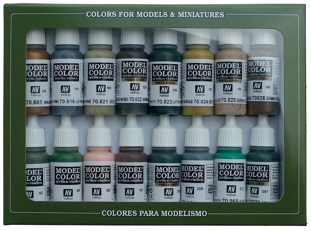 8429551701143 - Model Color Set 14 WWII German Camouflage (16) 8429551701143 - Model Color Set 14 WWII German Camouflage (16)