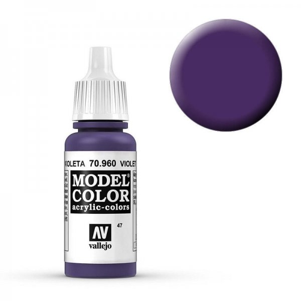 8429551709606 - - Modellbau Grafik Miniaturbemalung- Farbe Model Color 70960 blauviolett  violet