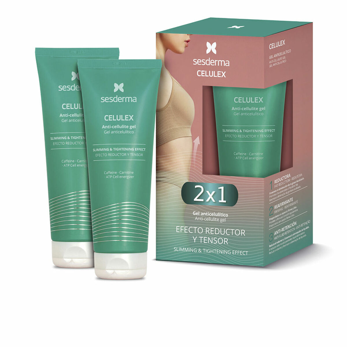 8429979476739 - Anti-Cellulite-Gel CELULEX 200 ml 2 Stück