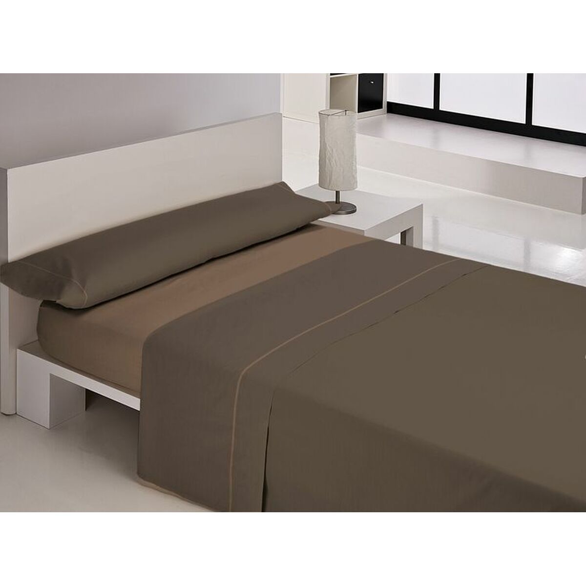 8430316800957 - Bettwäsche-Set VEGAS Braun King size 8430316800957 - Bettwäsche-Set VEGAS Braun King size