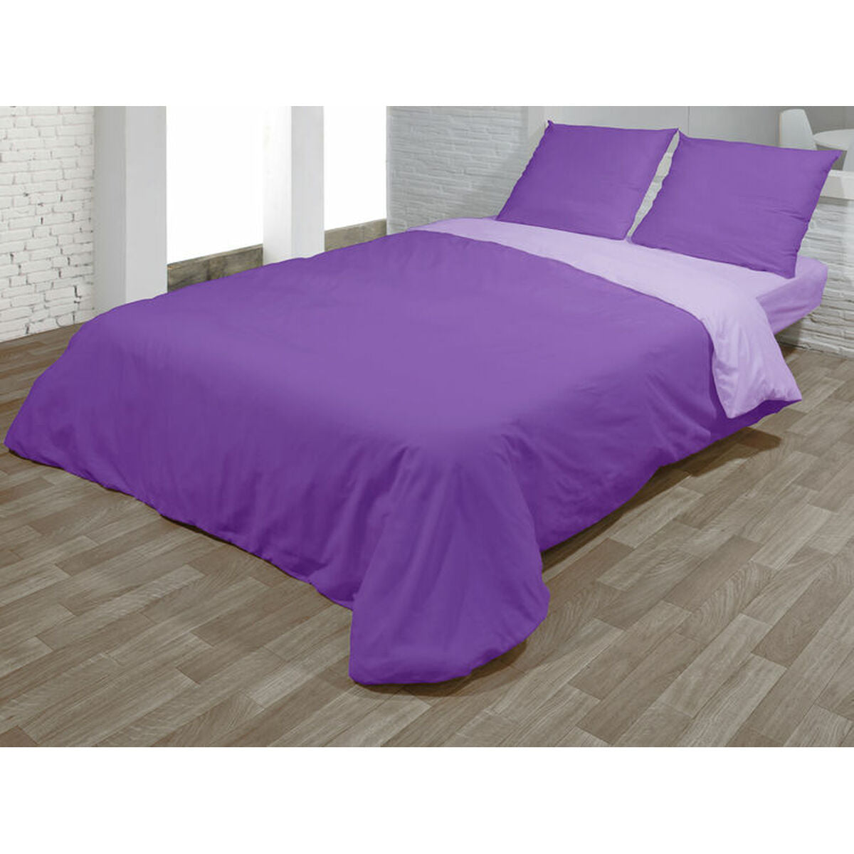 8430316830626 - Bettbezug-Set VEGAS Violett Doppelmatratze 3 Stücke 8430316830626 - Bettbezug-Set VEGAS Violett Doppelmatratze 3 Stücke