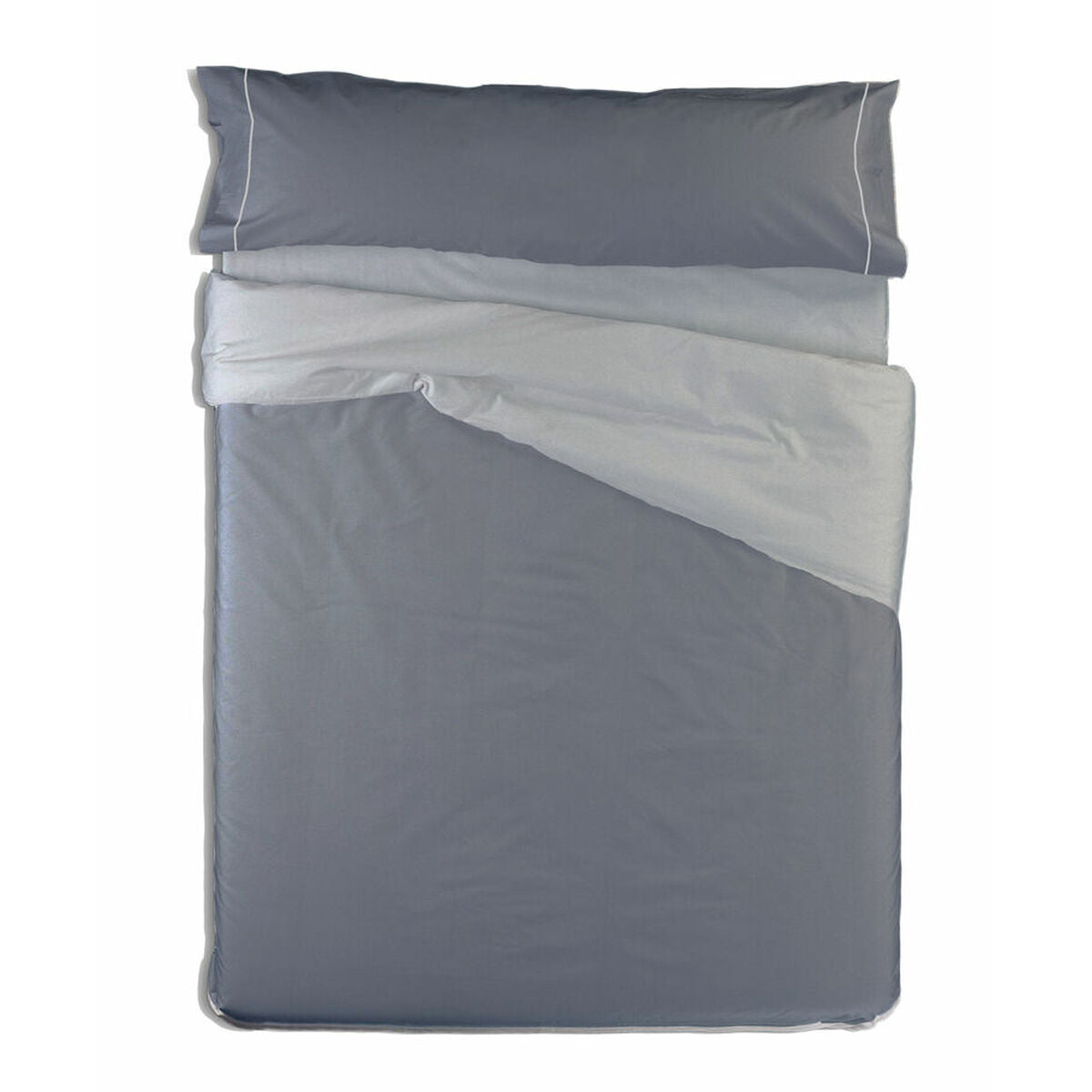 8430316863372 - Bettbezug-Set VEGAS Grau Double size 2 Stücke 8430316863372 - Bettbezug-Set VEGAS Grau Double size 2 Stücke