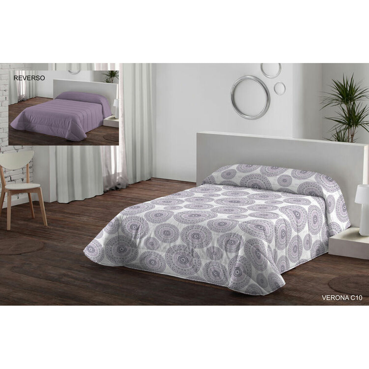 8430316904273 - Bettbezug-Set VERONA Violett King size 3 Stücke
