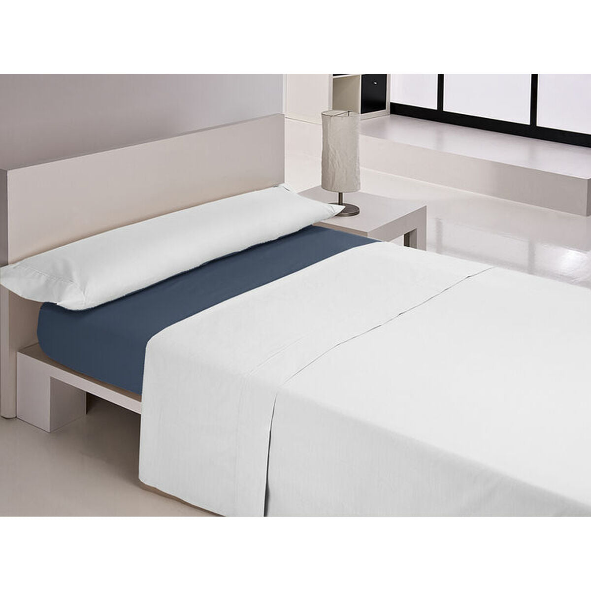 8430316929955 - Spannbetttuch MIX COLORS Blau King size 200 x 200 + 30 cm