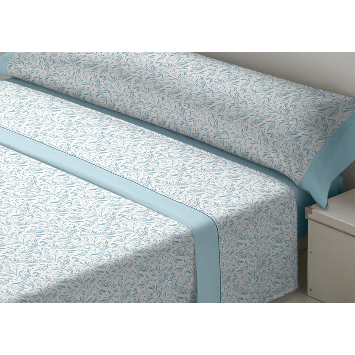 8430316962518 - Bettwäsche-Set DOr TILA Blau King size Franela