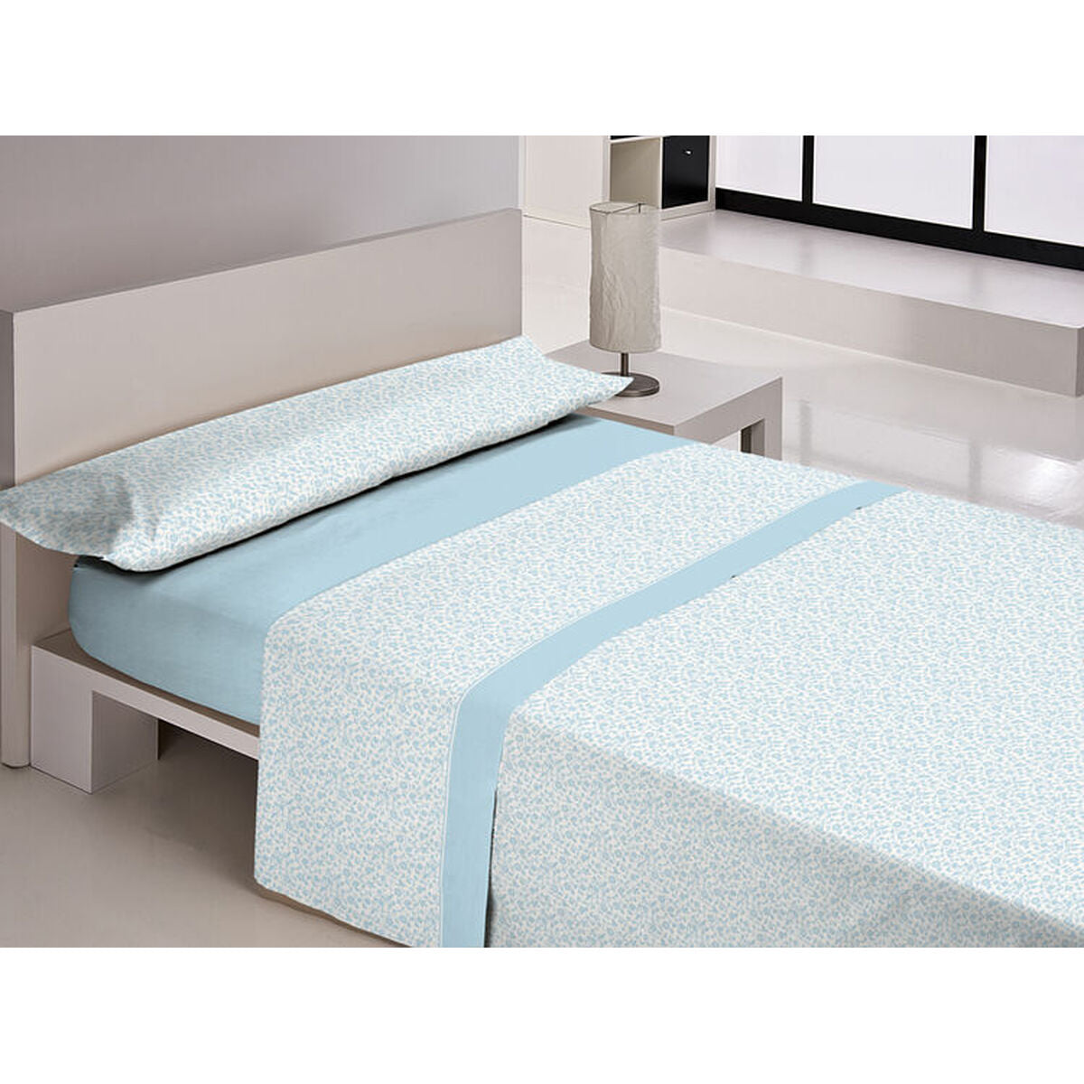8430316965861 - Bettwäsche-Set PIRINE GOMERA Blau Double size