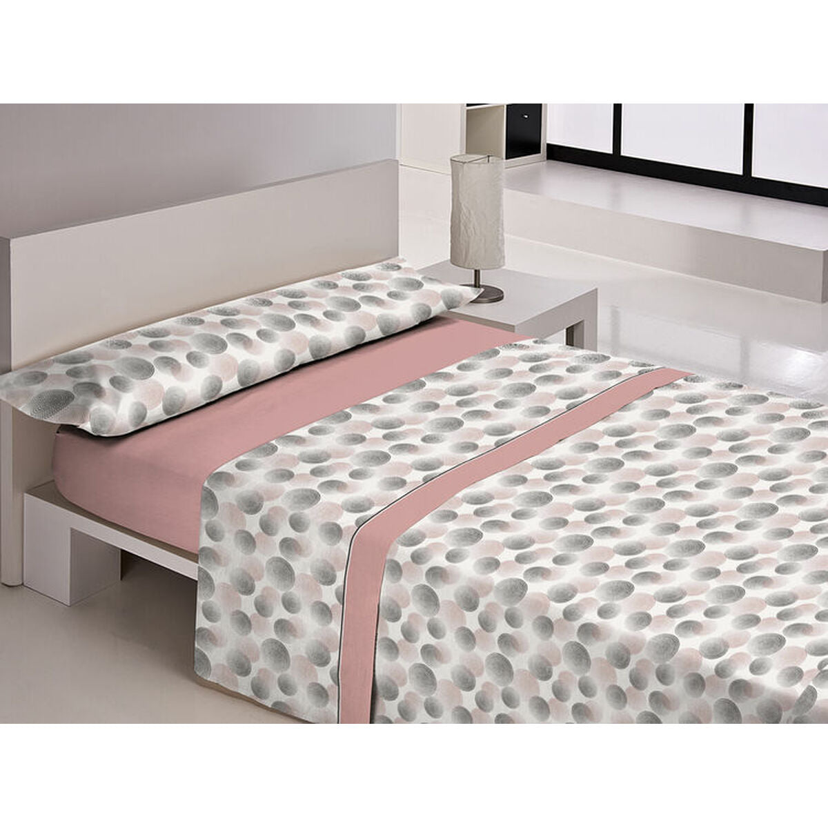 8430316965908 - Bettwäsche-Set PIRINE LUARCA Rosa Double size 8430316965908 - Bettwäsche-Set PIRINE LUARCA Rosa Double size