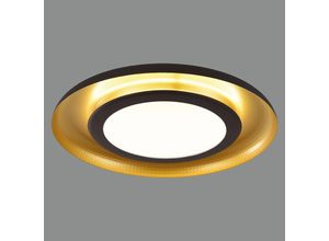 8430390242261 - LED-Deckenleuchte Shiitake schwarz   gold