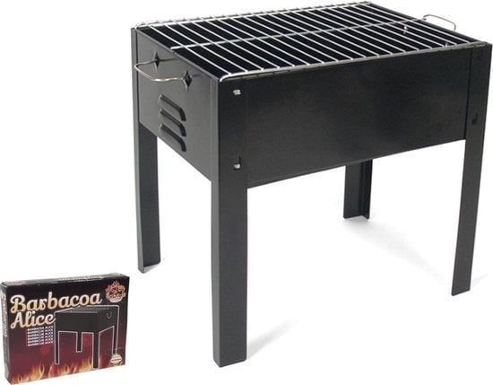 8430540515054 - Alice - Holzkohle-Standgrill mit Grill - 35x24x35cm - schwarz