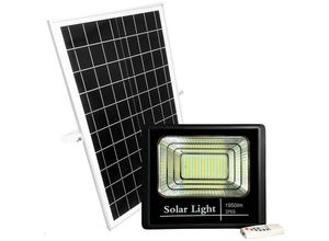 8430552167784 - 100W Batteriebetriebener LED-Strahler mit Solarpanel IP65