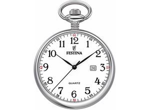 8430622705151 - Taschenuhr FESTINA F2019 1 Taschenuhren silberfarben Damen Taschenuhren Quarzuhr Herrenuhr Datum