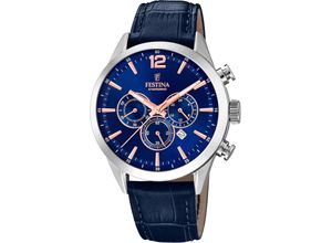 8430622770180 - Chronograph FESTINA Timeless Chronograph F20542 4 Armbanduhren blau (dunkelblau) Herren Quarzuhren