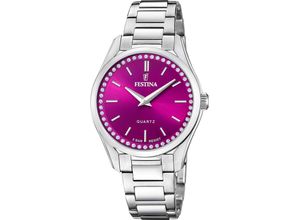 8430622788833 - Quarzuhr FESTINA Mademoiselle F20583 2 Armbanduhren silberfarben Damen Quarzuhren Armbanduhr Damenuhr Edelstahlarmband